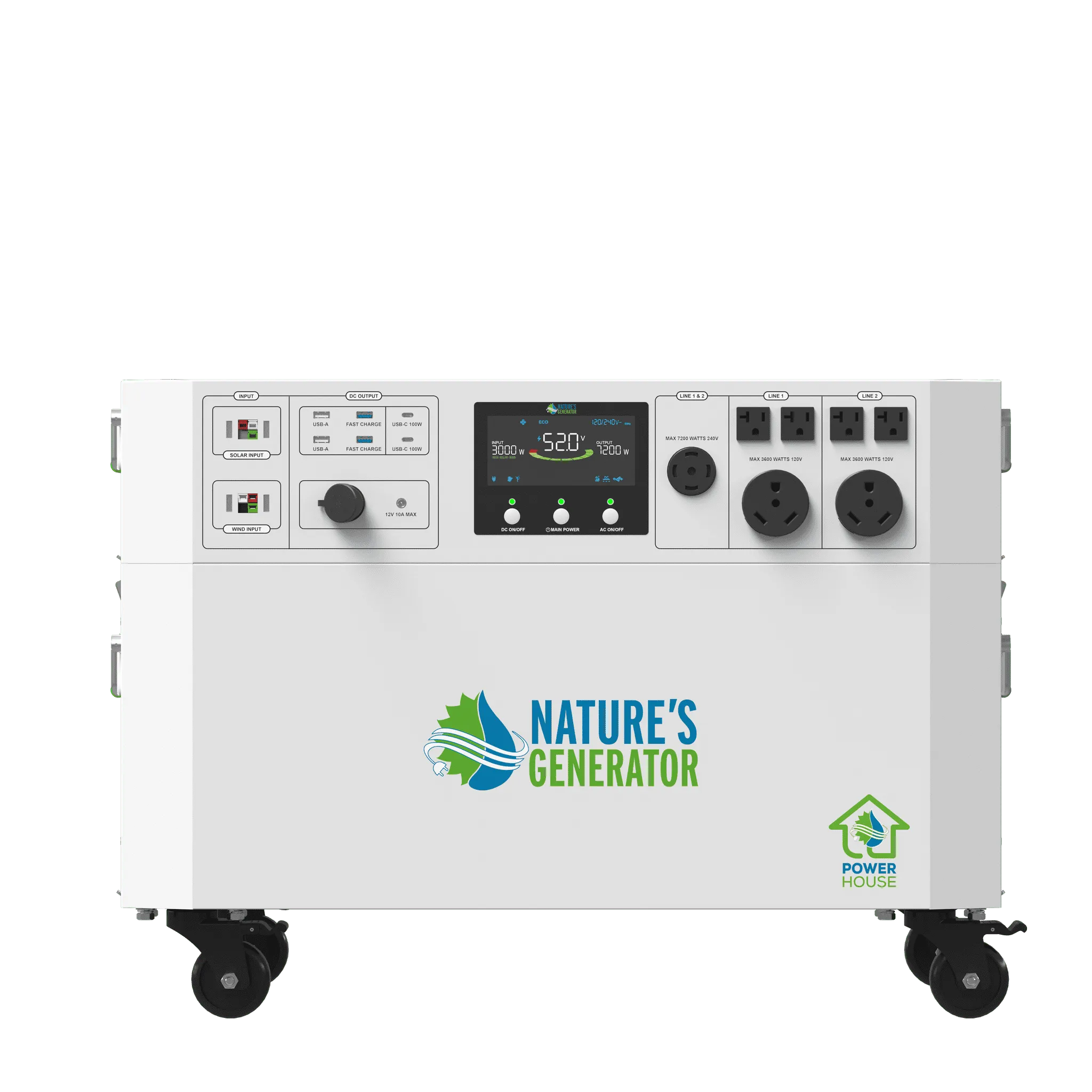 Nature's Generator Powerhouse V2 Whole Home Generator NGPH72