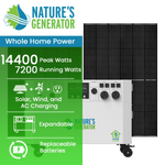 Nature's Generator Powerhouse V2 Whole Home Solar Generator NGPHAU