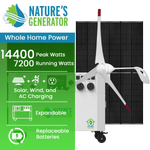 Nature's Generator Powerhouse V2 Solar and Wind Generator NGPHAUW