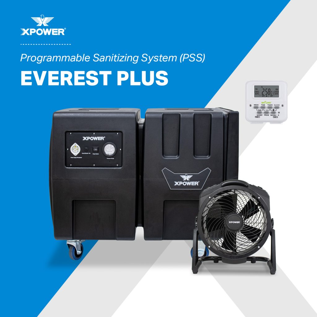 XPOWER Everest PLUS Programmable Sanitizing System PSS4
