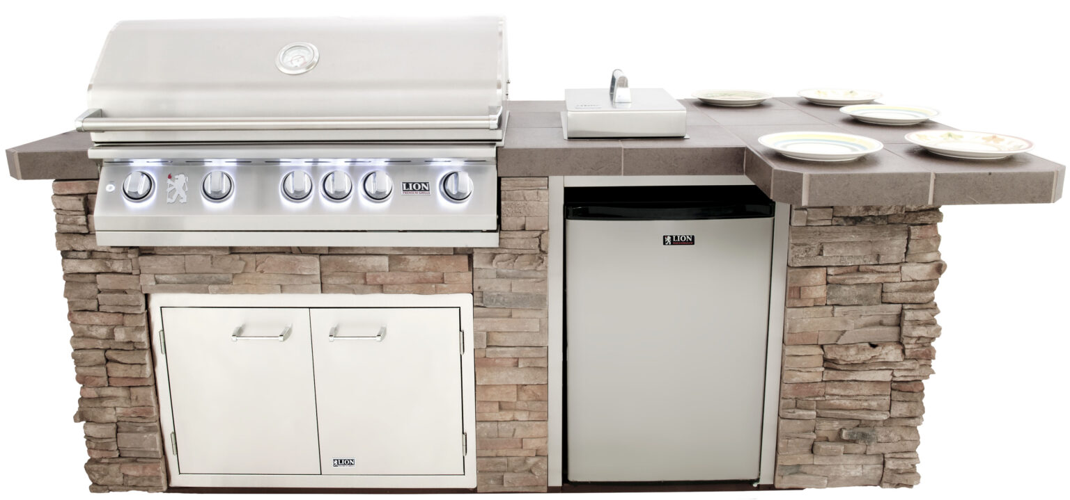 Lion Quality Q BBQ Island 90113
