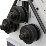 KAKA INDUSTRIAL Roll Bending Machinerocesses Flat Bar (4"x0.6"), Square Tube (2"x2"x0.12"), Angle Steel & Round Pipe (ø2.76"), 2.2kW Motor, Horizontal/Vertical Operation, 230V 3PH RBM-50HV 191011V230V460