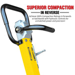 Tomahawk 5.5 HP Honda Reverse Plate Compactor 19x14 Plate for Asphalt, Aggregate, Cohesive Soil Compaction TPC100H