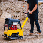 Tomahawk 6.5 HP Honda Reverse Hydraulic Plate Compactor for Asphalt, Aggregate, Cohesive Soil Compaction TPC170H