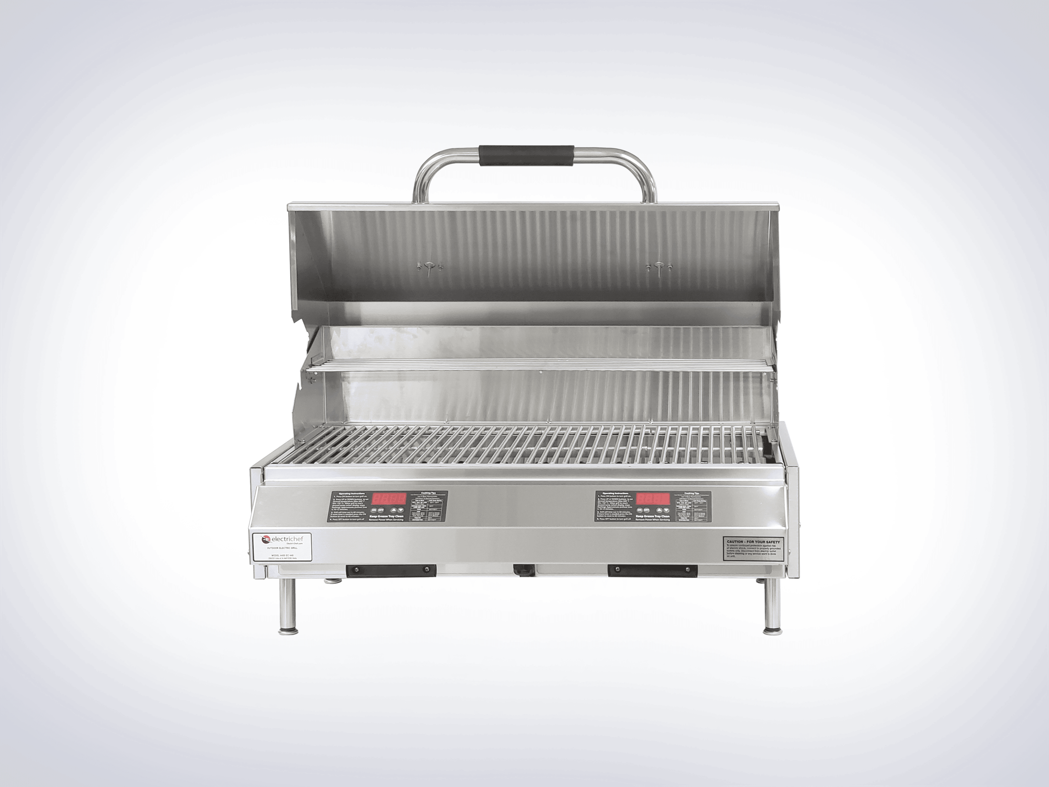 Electrichef Ruby 32″ Dual Tabletop Outdoor Electric Grill 4400-EC-448-TT-D-32