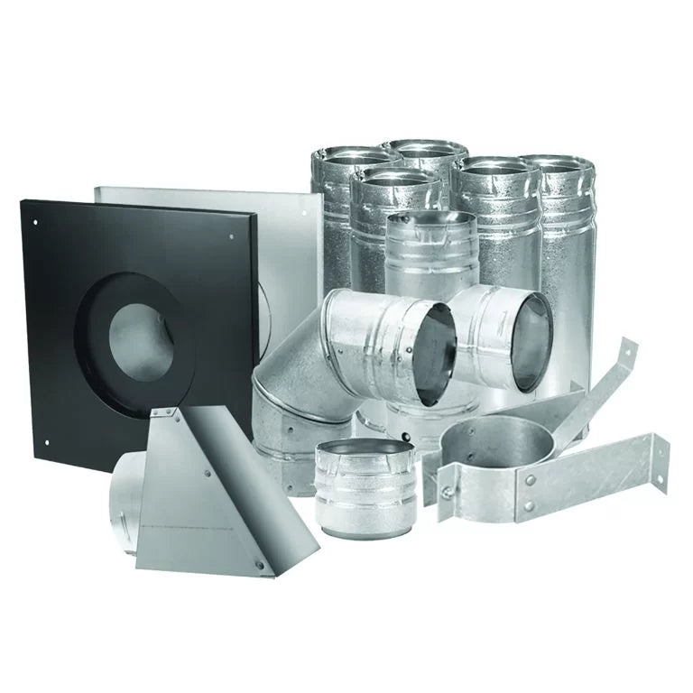 Duravent 4 In. Pellet Vent Kit Stainless SD3100