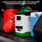 Nature's Generator High Capacity Lithium 1800 Solar and Wind Generator NGLGNAUW
