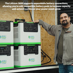 Nature's Generator Lithium 3600 Solar Generator NGL36AUF2
