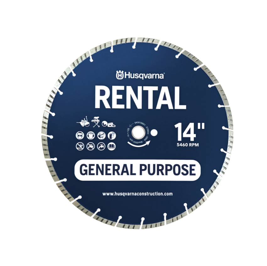 Husqvarna | Diamond Saw Blade | 14 In. x 0.125 In. x 1DP-20mmB | 540818801
