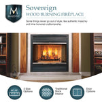 Majestic Sovereign Wood Burning Fireplace SA36C