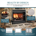 Majestic Sovereign Wood Burning Fireplace SA36C