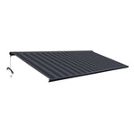 ALEKO Italian Full Cassette 10 x 8 Ft. Motorized Patio Awning with App and Remote Control AF10X8NERGRI-AP