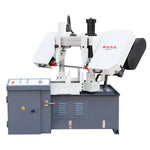 KaKa Industrial Metal Horizontal Band Saw,Double Column Swivel Head Band Saw, Hydraulic downfeed control with variable Cutting speed, Max cutting capacity 11 inch with 230V 3PH,TBK-11A 271211V230