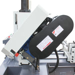 KaKa Industrial Metal Horizontal Band Saw,Double Column Band Saw, Hydraulic downfeed control, Max cutting capacity 11 inch with 220V 3PH motor TBK-11B 271212V220