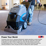 Tomahawk 3-in-1 Commercial Carpet Extractor Cleaner, 18” Width, 9 Gallon Dual Tanks, Dual 1000W Motors for Hotels, Offices & Upholstery TEX9