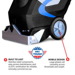 Tomahawk 3-in-1 Commercial Carpet Extractor Cleaner, 18” Width, 9 Gallon Dual Tanks, Dual 1000W Motors for Hotels, Offices & Upholstery TEX9