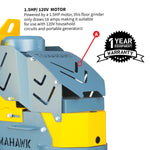 Tomahawk 10" Electric Concrete Floor Grinder 1.5HP Motor for Smoothing, Floor Prep, Coatings TGDR10