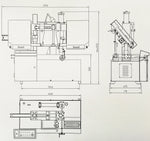 KaKa Industrial Kaka Industrial TGK-14 Double column horizontal band saw, Max cutting capacity 13.8 inch,vertical lifting, high stability. Cutting speed adopts hydraulic control, 230V-60HZ-3PH 188302V230