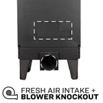 US Stove 750 Sq. Ft. Tiny Wood Stove TH-100