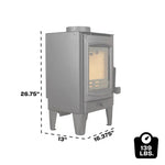 US Stove 750 Sq. Ft. Tiny Wood Stove TH-100