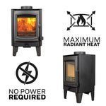 US Stove 750 Sq. Ft. Tiny Wood Stove TH-100