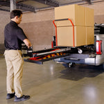 Tomahawk Electric Platform Truck Scissor Lift Table Cart Portable Powered Hydraulic 46" Height Warehouse Loading Dock Material Handling TLIFT440
