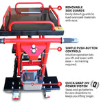 Tomahawk Electric Hydraulic Lift Table – 600 lb, 59 in. Extension Portable Powered Scissor Lift Cart for Warehouses, Shops & Material Handling TLIFT600