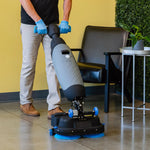 Tomahawk Electric Floor Scrubber Cleaner with 18” Power Mop Brushes Cordless 36V Battery Powered TMOP18e