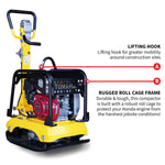 Tomahawk 6.5 HP Honda Reverse Hydraulic Plate Compactor for Soil, Aggregate, Cohesive Compaction TPC175H