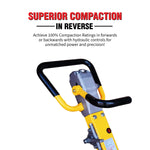 Tomahawk 6.5 HP Honda Reverse Hydraulic Plate Compactor for Soil, Aggregate, Cohesive Compaction TPC175H