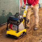 Tomahawk 6.5 HP Honda Reverse Hydraulic Plate Compactor for Soil, Aggregate, Cohesive Compaction TPC175H