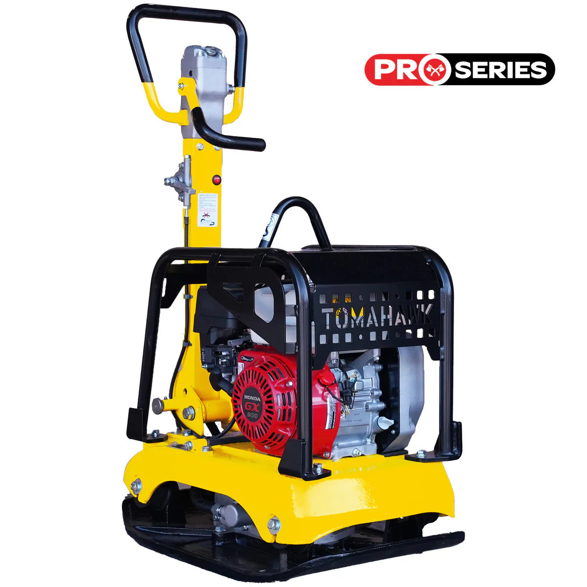 Tomahawk 6.5 HP Honda Reverse Hydraulic Plate Compactor for Soil, Aggregate, Cohesive Compaction TPC175H