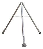 Vestil Aluminum Fixed Tripod Stand 114-1/8 In. x 114-1/8 In. x 112 In. 1,000 Lb. Capacity Silver TRI-AF
