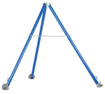 Vestil Steel Adjustable Height Tripod Stand 113 In. x 113 In. x 112-3/8 In. 2,000 Lb. Capacity Blue TRI-SA