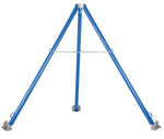 Vestil Steel Adjustable Height Tripod Stand 113 In. x 113 In. x 112-3/8 In. 2,000 Lb. Capacity Blue TRI-SA
