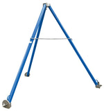 Vestil Steel Fixed Tripod Stand 106-3/4 In. x 106-3/4 In. x 115-1/8 In. 2,000 Lb. Capacity Blue TRI-SF