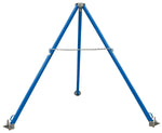 Vestil Steel Fixed Tripod Stand 106-3/4 In. x 106-3/4 In. x 115-1/8 In. 2,000 Lb. Capacity Blue TRI-SF