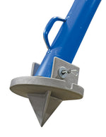 Vestil Steel Fixed Tripod Stand 106-3/4 In. x 106-3/4 In. x 115-1/8 In. 2,000 Lb. Capacity Blue TRI-SF