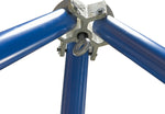 Vestil Steel Fixed Tripod Stand 106-3/4 In. x 106-3/4 In. x 115-1/8 In. 2,000 Lb. Capacity Blue TRI-SF