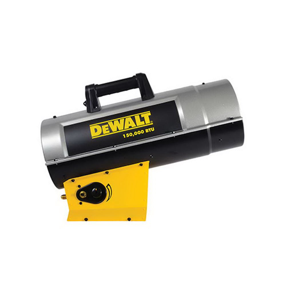 DEWALT Forced Air Heater | DXH150FAV | 110K/150K BTU/hr | Propane GWG311234