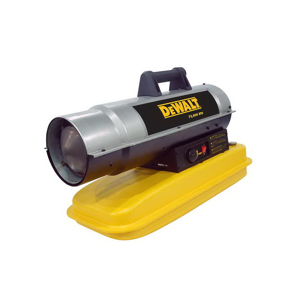 DEWALT Forced Air Heater | DXH75KT | 75K BTU/hr | Kerosene/Diesel GWG311238