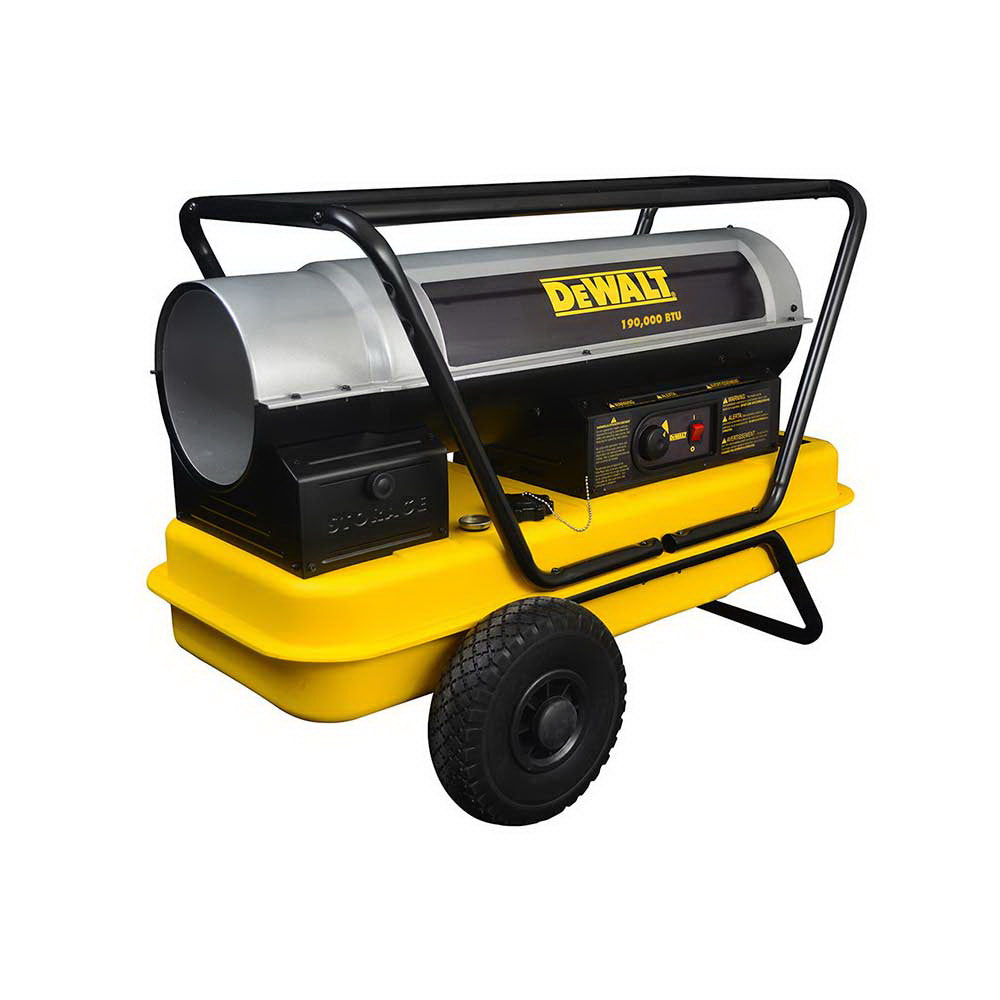 DEWALT Forced Air Heater | DXH190HD | 190K BTU/hr | Kerosene/Diesel GWG311240