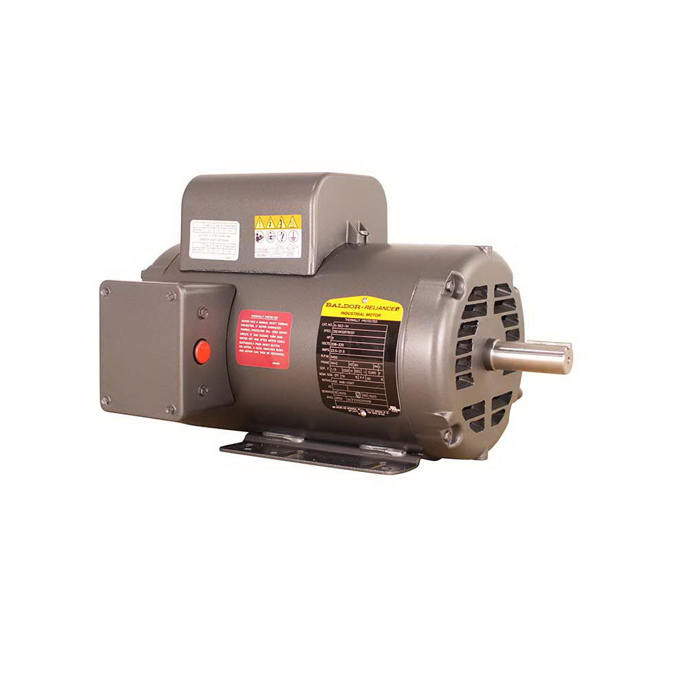 CASTAIR | Baldor 5 HP 1-Phase 208-230V (23.5-21.5A) w/ 1.15SF | 3450 RPM | 7/8-In. Shaft w/ Key GWG311291
