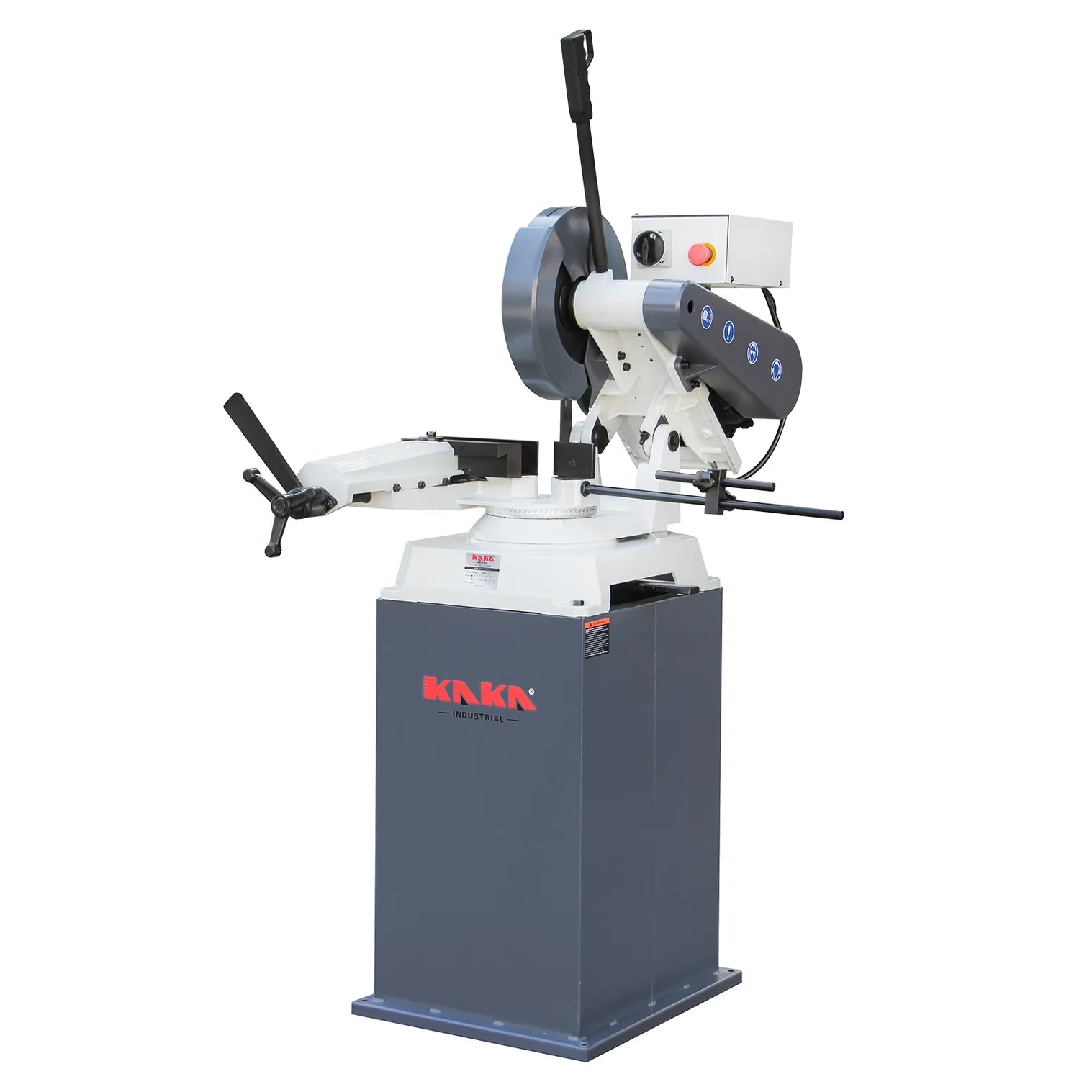KaKa Industrial Abrasive Saw, Powerful Chop Saw for Metal Cutting, 0-45 Degrees Adjustable Angle Miter Saw, 14-inch Blade, 4000W 5160RPM, Swivel Base and Mitering Head, Abrasive Cut Off Saws 230V-60HZ-3PH TV-14 188024V230