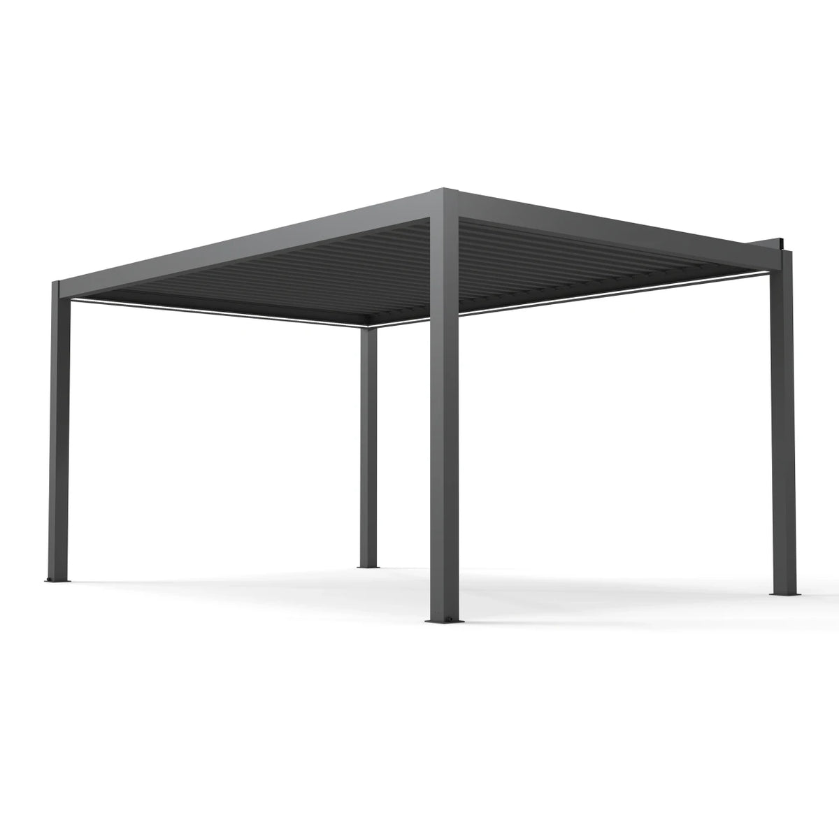 ALEKO 12x16 ft. Powered Aluminum Pergola with LED Lights - Titan Collection PERG12X16TITAN-AP