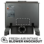 US Stove 1,200 Sq. Ft. Wood Stove with Legs US1100E-L