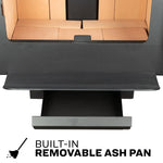 US Stove 1,200 Sq. Ft. Wood Stove with Legs US1100E-L