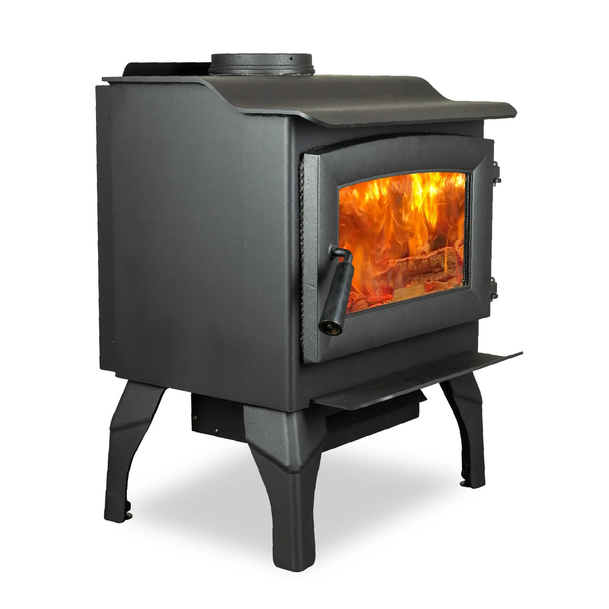 US Stove 1,200 Sq. Ft. Wood Stove with Legs US1100E-L