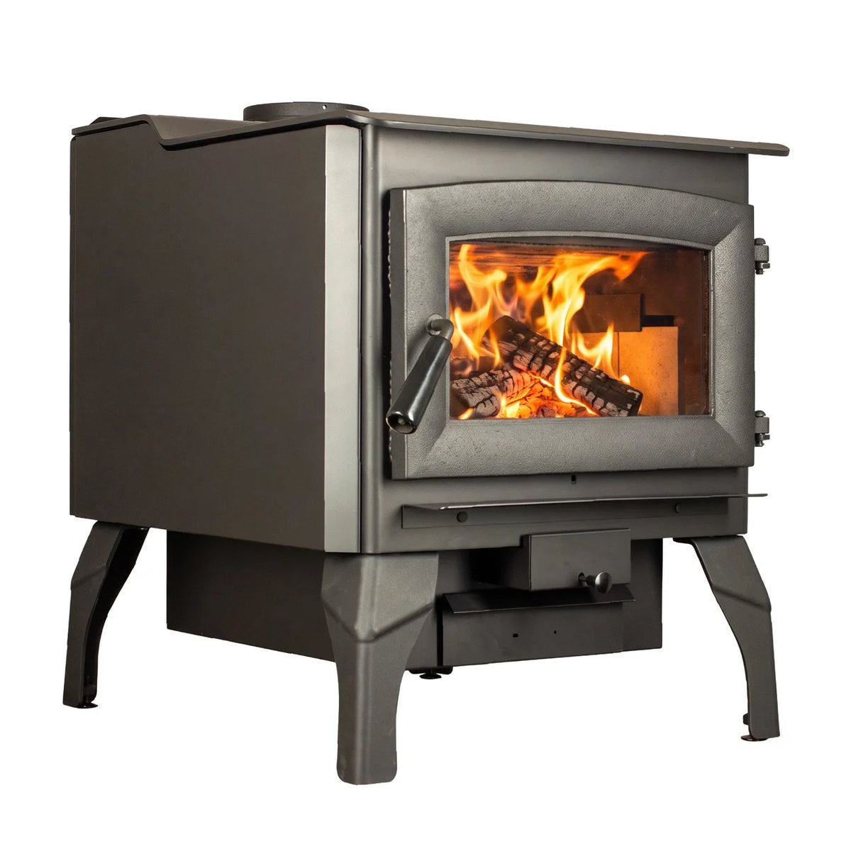 US Stove 3,200 Sq. Ft. Large Pedestal Wood Stove with Blower US3200E-P