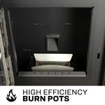 US Stove US5513-W Pellet Stove 40 lb. Hopper (1,800 Sq. Ft.) US5513-W